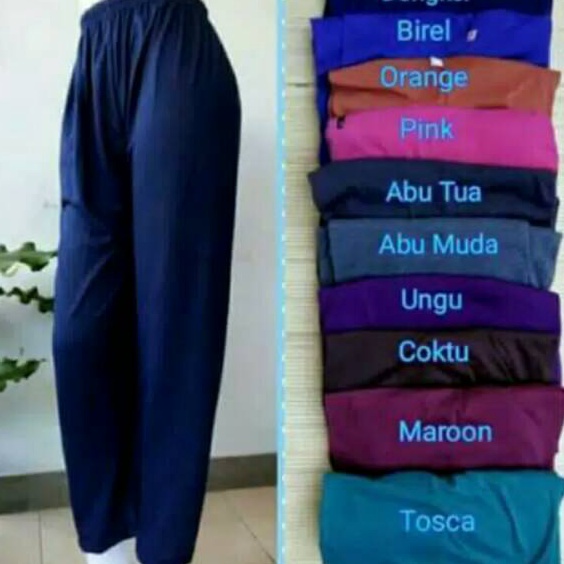 Free Ongkir Celana Aladin Los Jumbo Celana Tidur Bahan Rayon Celamis