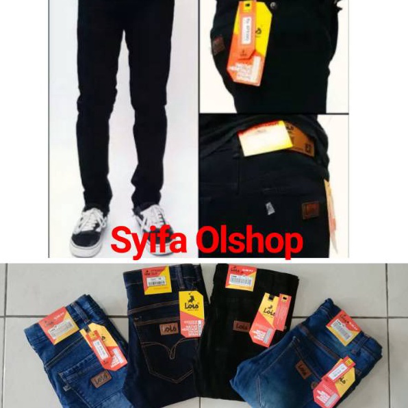 Hemat trx4k4Jy Celana Panjang Jeans Pria Lois Street Melar Kualitas Premium Paling TOP TOP dan Terla