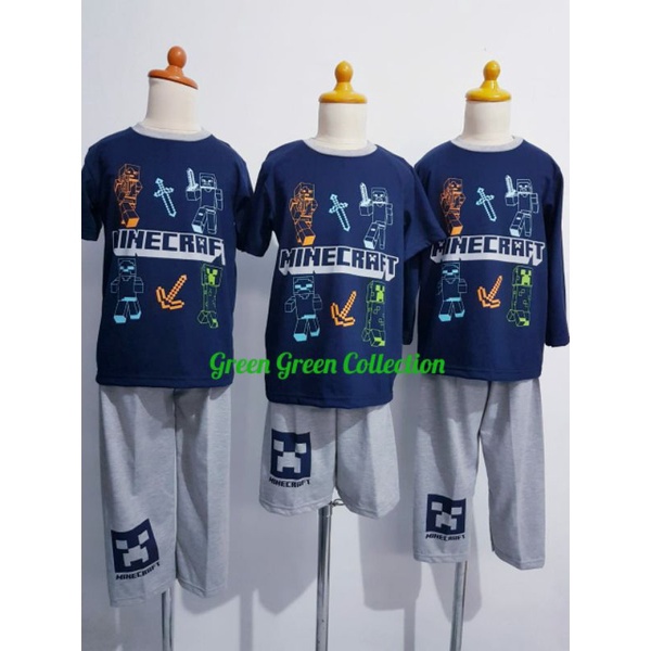 Star 1212 Piyama Minecraft tulisan serbuuu