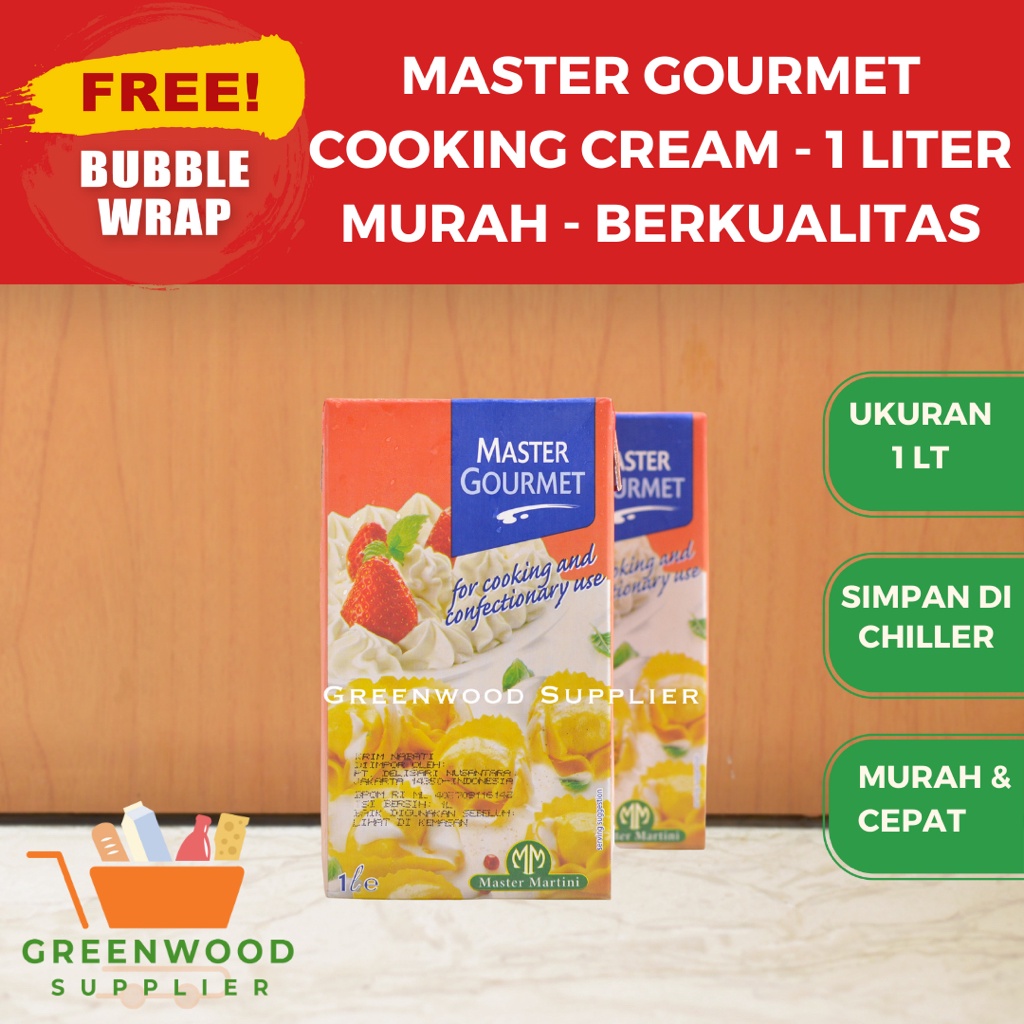 

Termurah Cooking Cream Master Gourmet 1 Liter