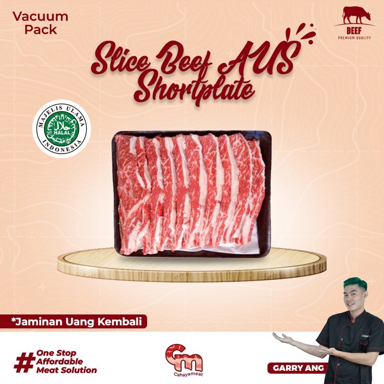 

1212 SALE Slice Beef AUS Shortplate Daging Sei Sukiyaki Yakiniku Yoshinoya