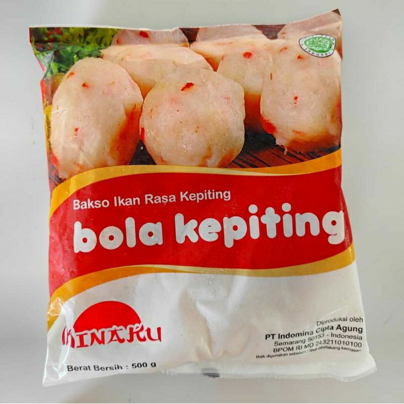 

bola kepiting minaku 500gram/minaku bola kepiting