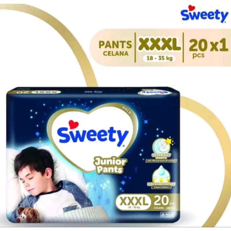 Sweety Junior XXXL20 / Sweety gold Junior / Sweety Junior pants XXXL20 / sweety gold pants