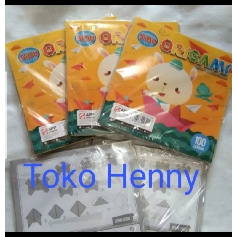 

KERTAS ORIGAMI SIDU 16x16 isi 100 lembar