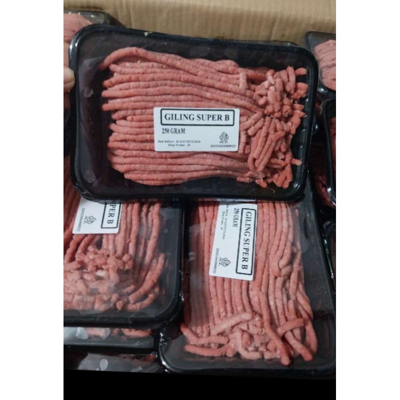 

Daging giling super/ daging sapi giling/ daging cincang