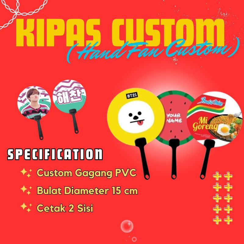Cetak Kipas Souvenir Custom | Cetak Kipas Custom