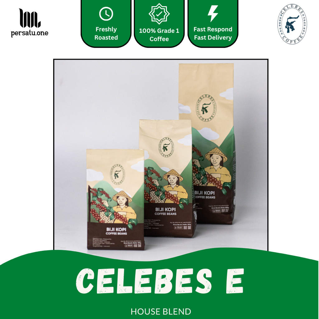

[CELEBES COFFEE] Kopi Celebes E Kopi Bubuk/Biji/Espresso - Blend Arabika dan Robusta