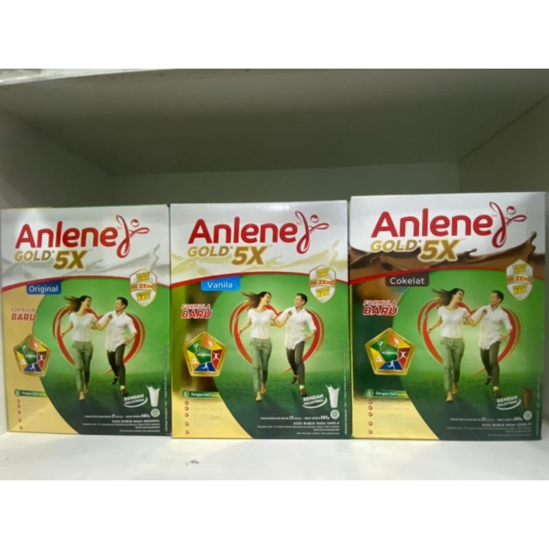 

ANLENE GOLD plus 5X 885GRAM - Susu nutrisi tanpa sukrosa-