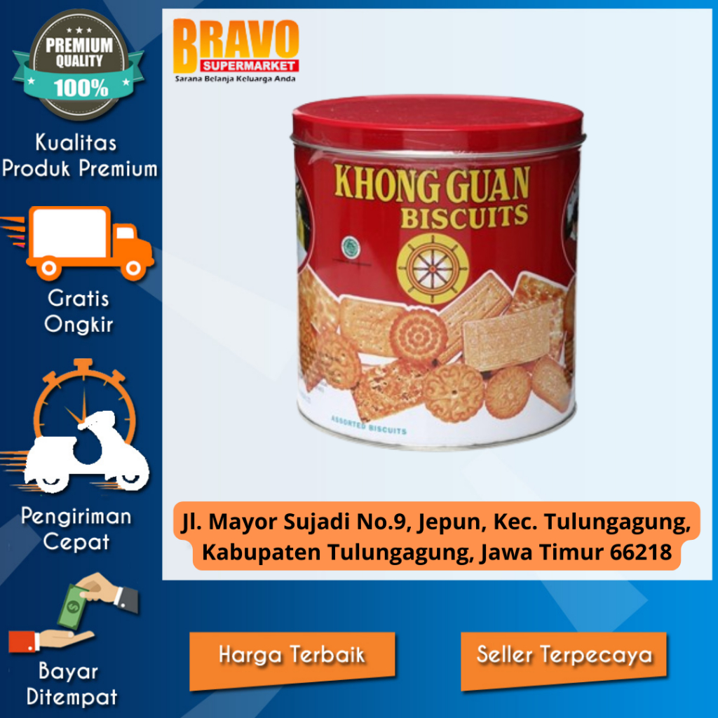 

Bravo Supermarket Tulungagung - Khong Guan Biscuits 650 gr