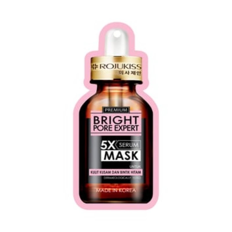 ROJUKISS Bright Pore Expert 5X Serum Mask - Masker Rojukiss