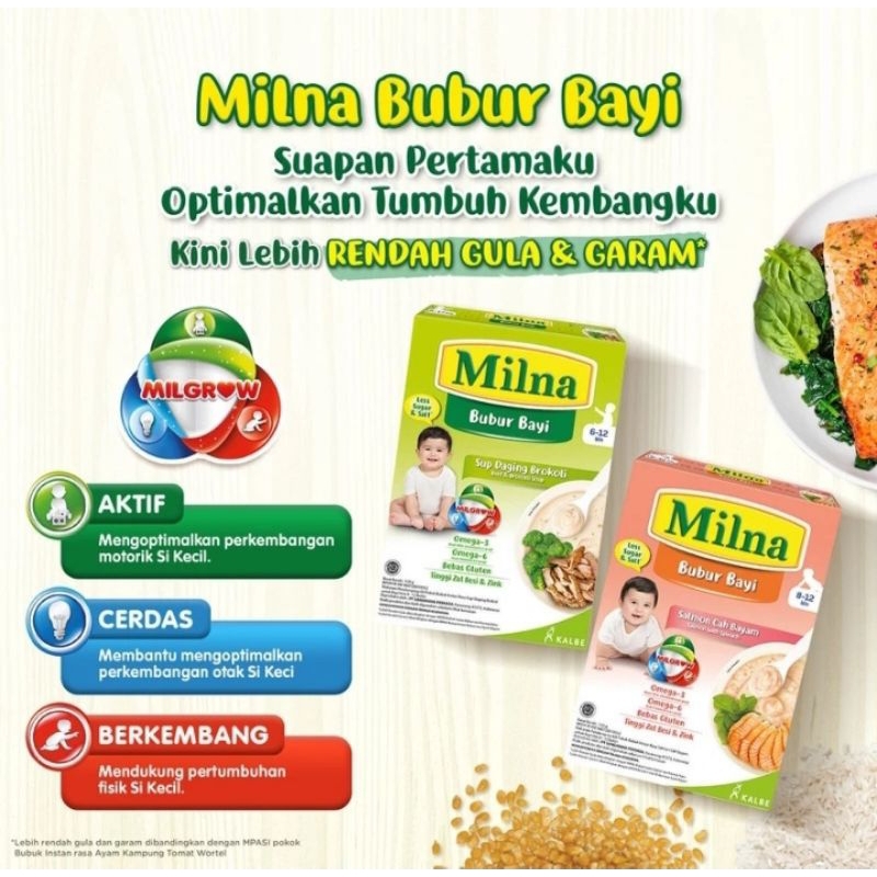 MILNA BUBUR BAYI 8-12 BULAN