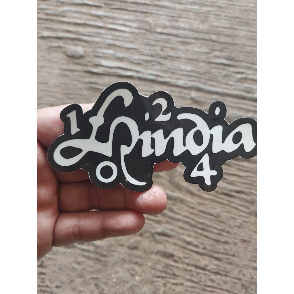 STIKER HINDIA - BAND INDIE / STICKER HELM STICKER MOTOR STICKER LAPTOP