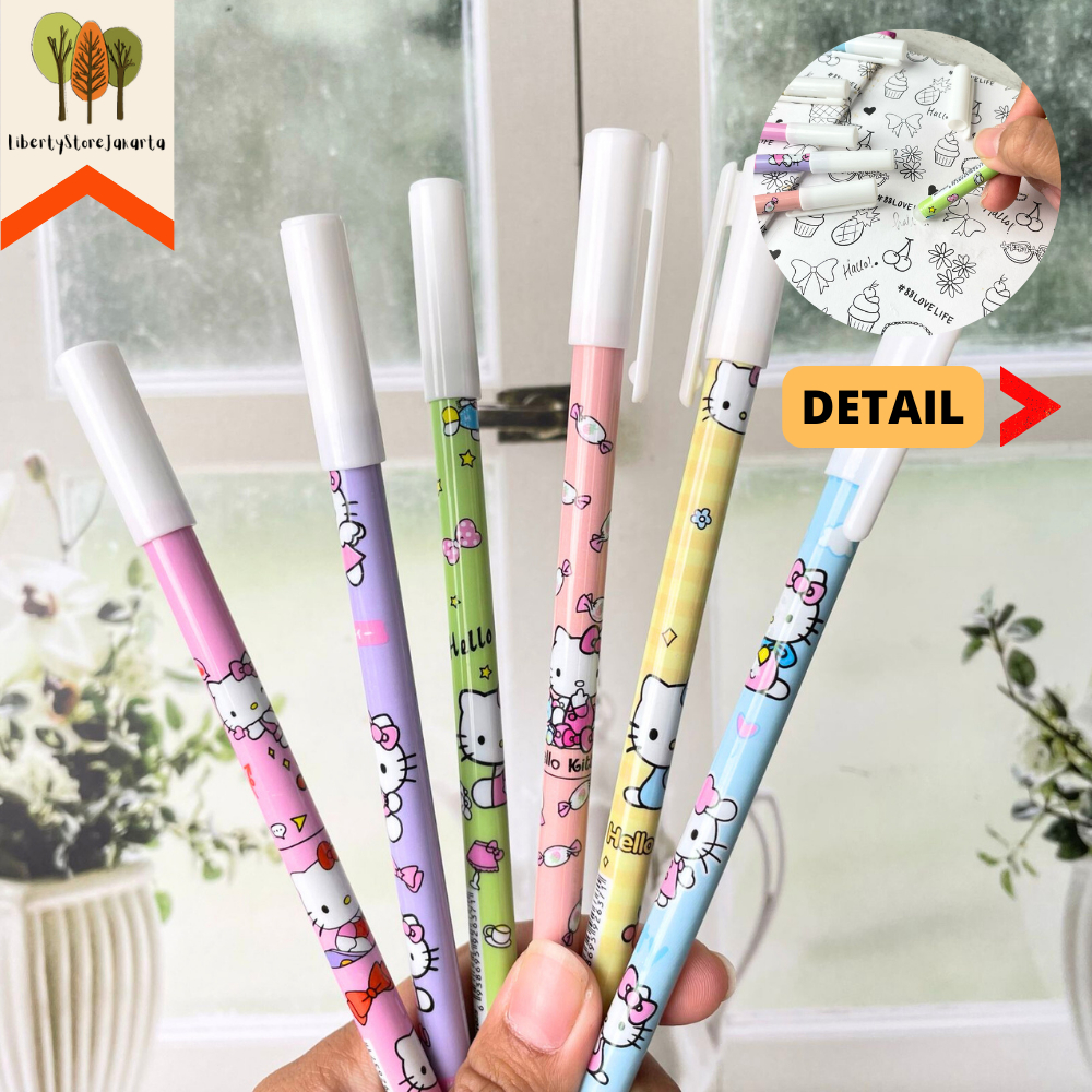 

Pulpen Gel Odemei Hello Kitty Bisa Dihapus Tinta Warna Hitam Erasable Pen Stationery For School Alat Tulis Kantor Sekolah