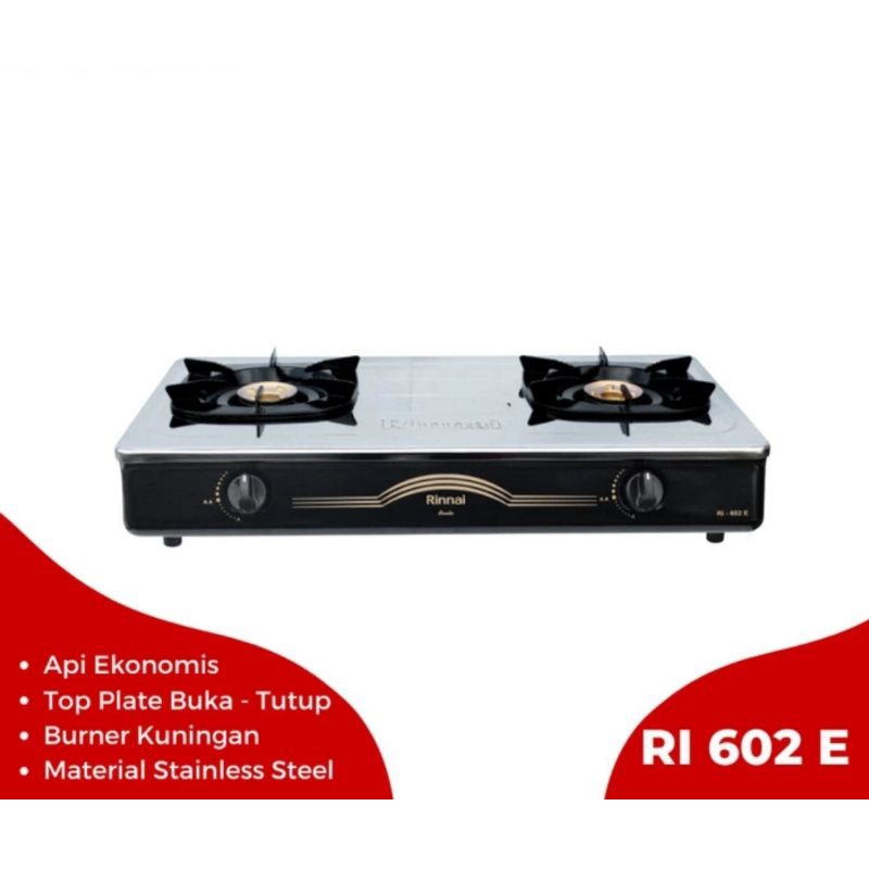 Kompor Gas Rinnai 602E 602 E
