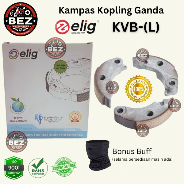 Kampas Kopling Ganda Elig Racing KVB (L)