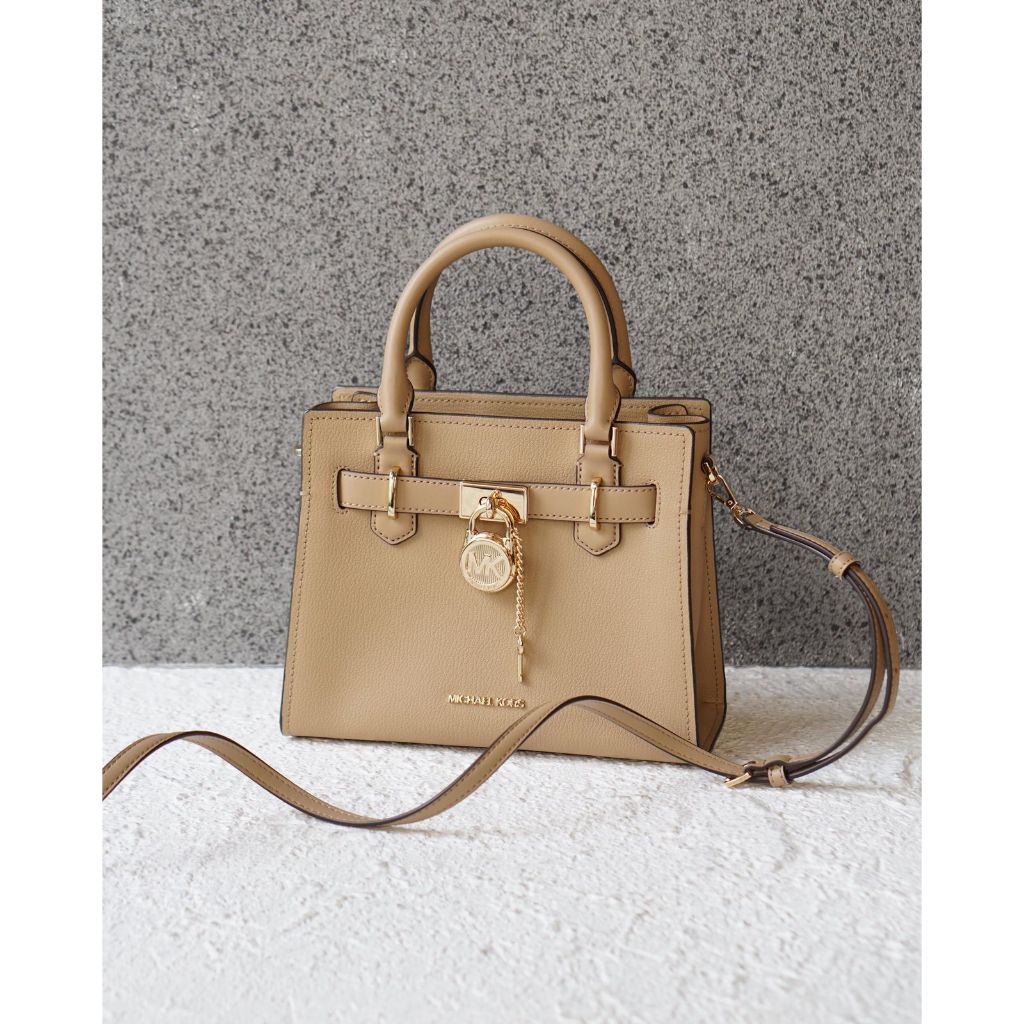 MK Hamilton Small Satchel Camel
