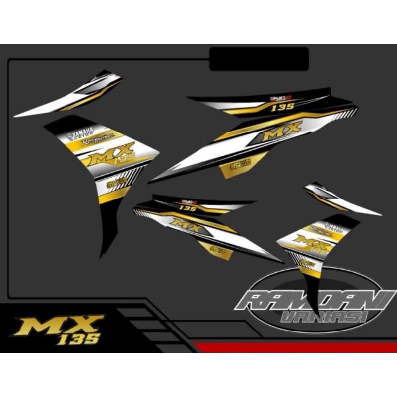 Striping Jupiter Mx 135 New Stiker Jupiter Mx 135 New Lis Body Motor
