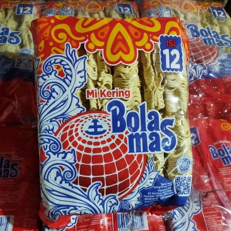 

MIE BOLA MAS (mie kering isi 12)