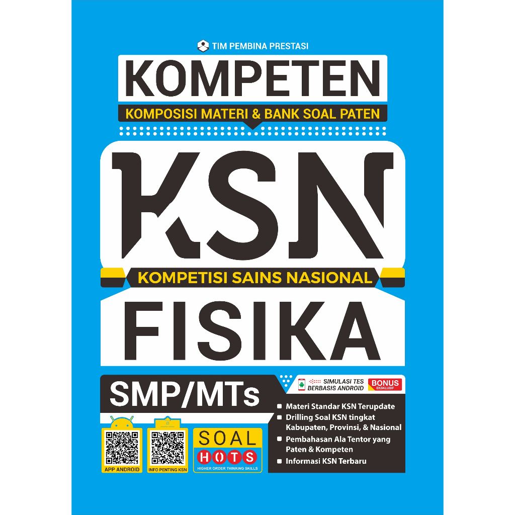 Buku Olimpiade KSN Fisika SMP Kompeten KSN Fisika SMP/MTs