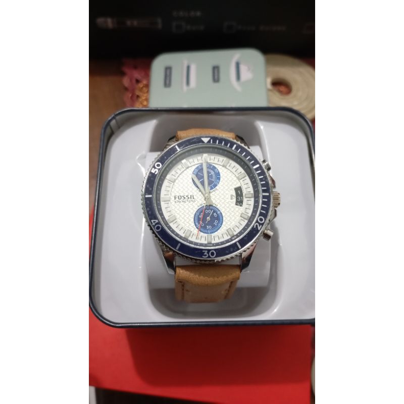 Jam Tangan Pria  F o s s i l  Preloved Second Ori