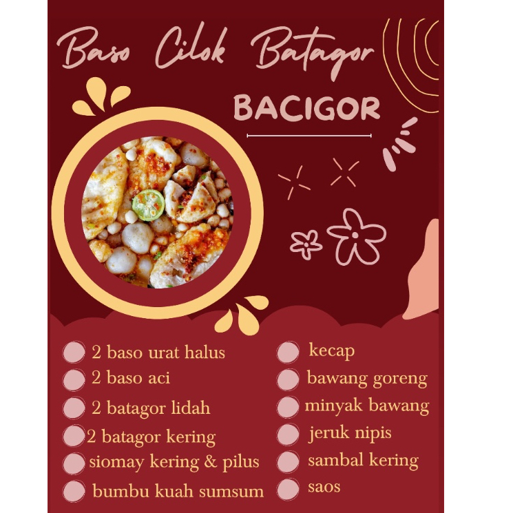 

BASO ACI PREMIUM INSTANT / BACIGOR/ KUAH SUMSUM