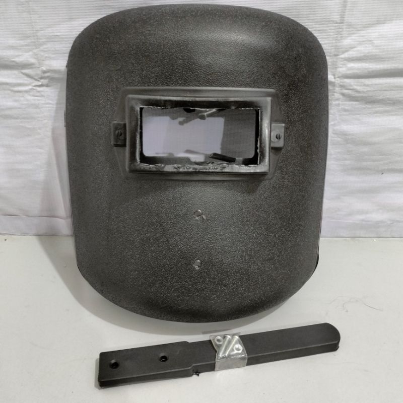 TOPENG LAS GAGANG "RRT" HITAM TANPA KACA ||TOPENG/PELINGDUNG WAJAH UNTUK LAS