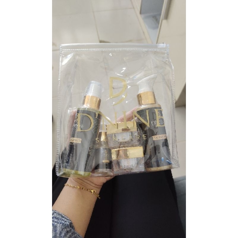 PAKET LENGKAP D'NINE SKINCARE GOLD SERIES BPOM