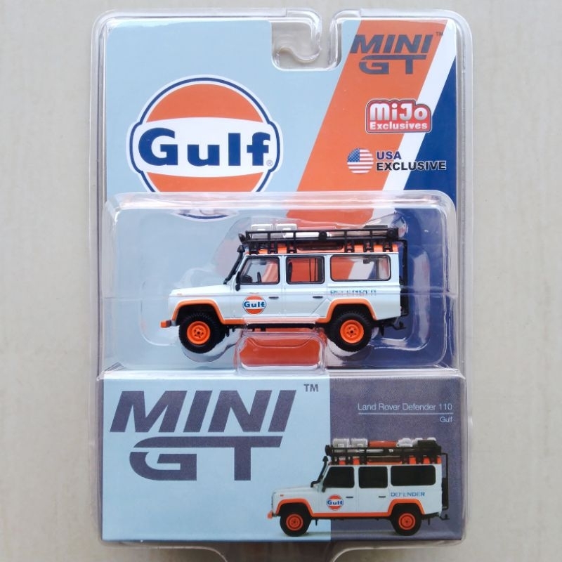 Mini GT Land Rover Defender Gulf Blister