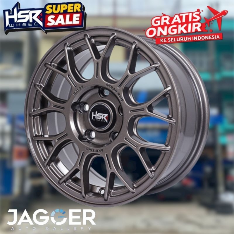 Velg promo murah hsr rai s5 ring 15 pcd 5x114,3 warna bronze