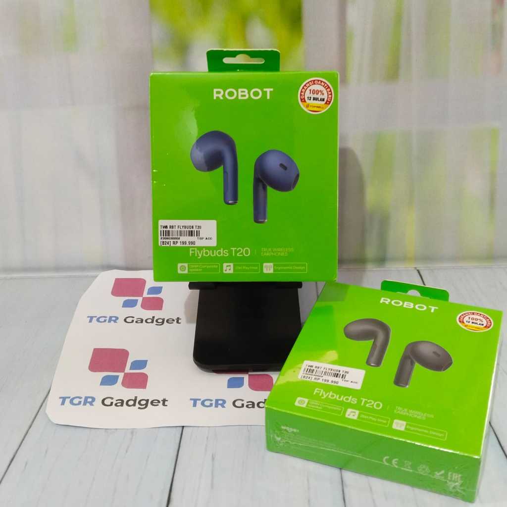 TWS Robot Flybuds T20 Original TWS True Wireless Stereo - Garansi Resmi