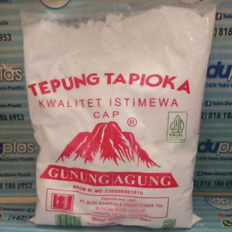 

Tepung Tapioka Cap Gunung Agung 500 gram