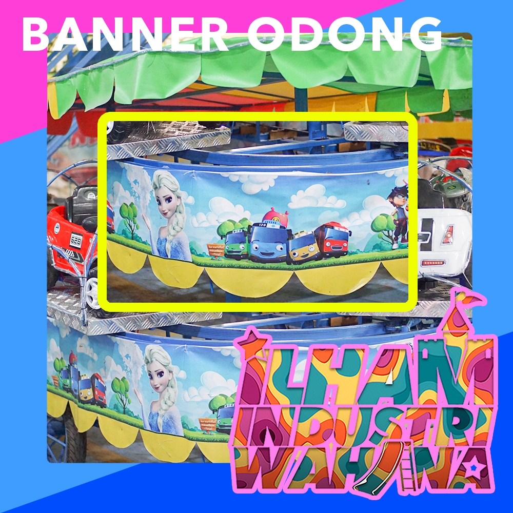 banner odong-odong panggung