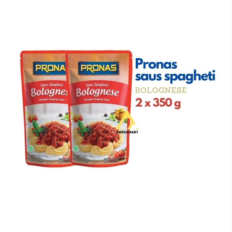 

Pronas Saus Spaghetti Bolognais Pouch 2 x 350 g