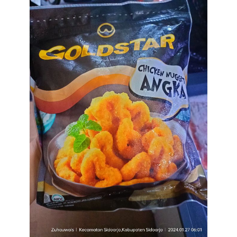 

Gold Star Angka kemasan 500gr