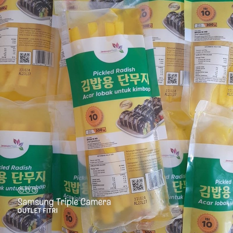 

[300gr] JSF Danmuji Panjang - Acar Lobak untuk Kimbap