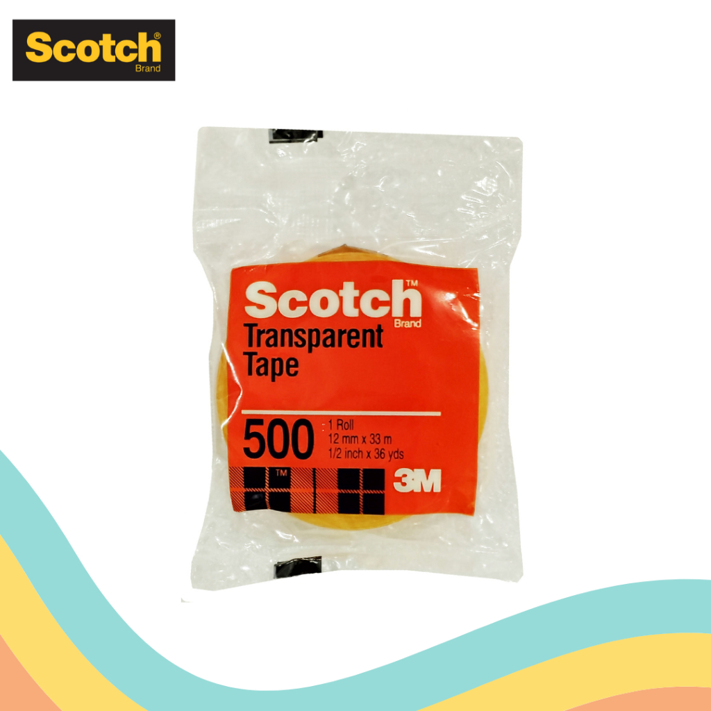 

ISOLASI SCOTCH 500S 12 MM x 33 M (1 PCS)