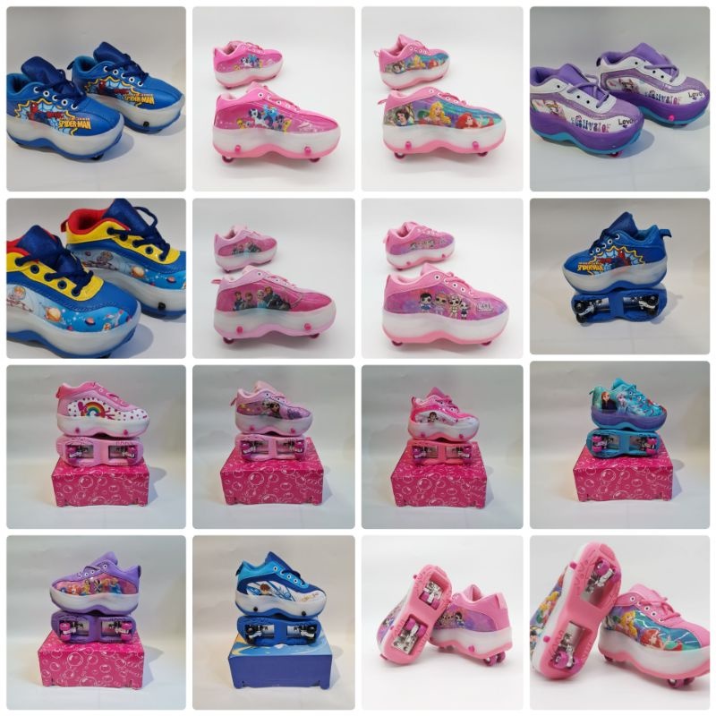 Sepatu roda karakter anak / Sepatu Roda 4 / Sepatu Roda Anak