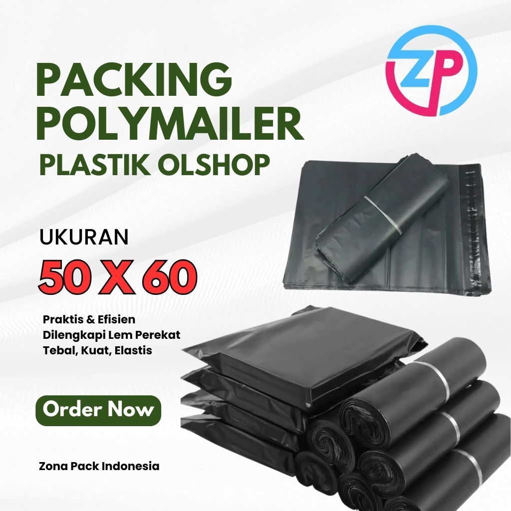 Plastik Packing Polymailer 50X60