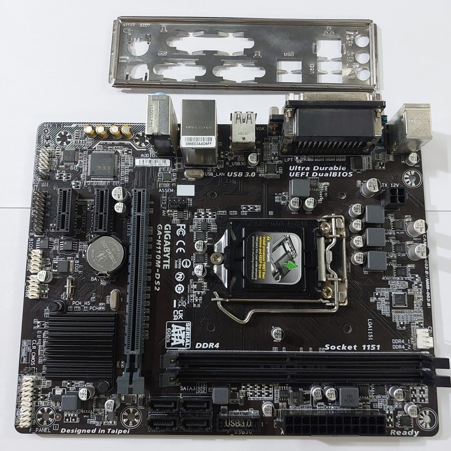 Motherboard Intel H110 Gigabyte H110M-DS2