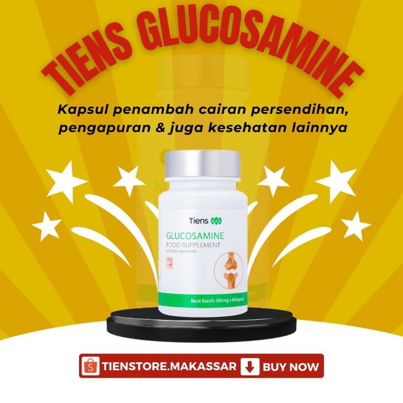 Gkucosamine Tiens Original | Glucosamine Untuk Persendian, Tulang & Rematik