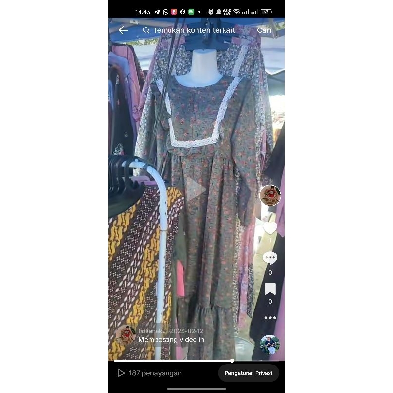 Baju Gamis Perempuan Dewasa