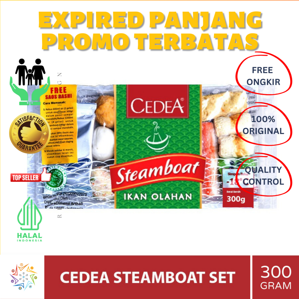 

CEDEA STEAMBOAT SET TOMYUM DASHI 300GR | SHABU SHABU TOMYAM | HOTPOT AYCE SUKIYAKI | SIDEYA | SEDEA