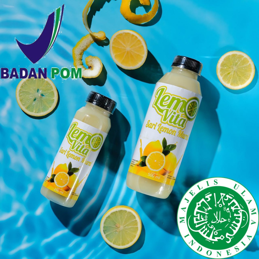 

FLASH SALE BPOM PAKET 1 Liter Lemovita Fresh Sari Lemon Jus Lemon Halal gas