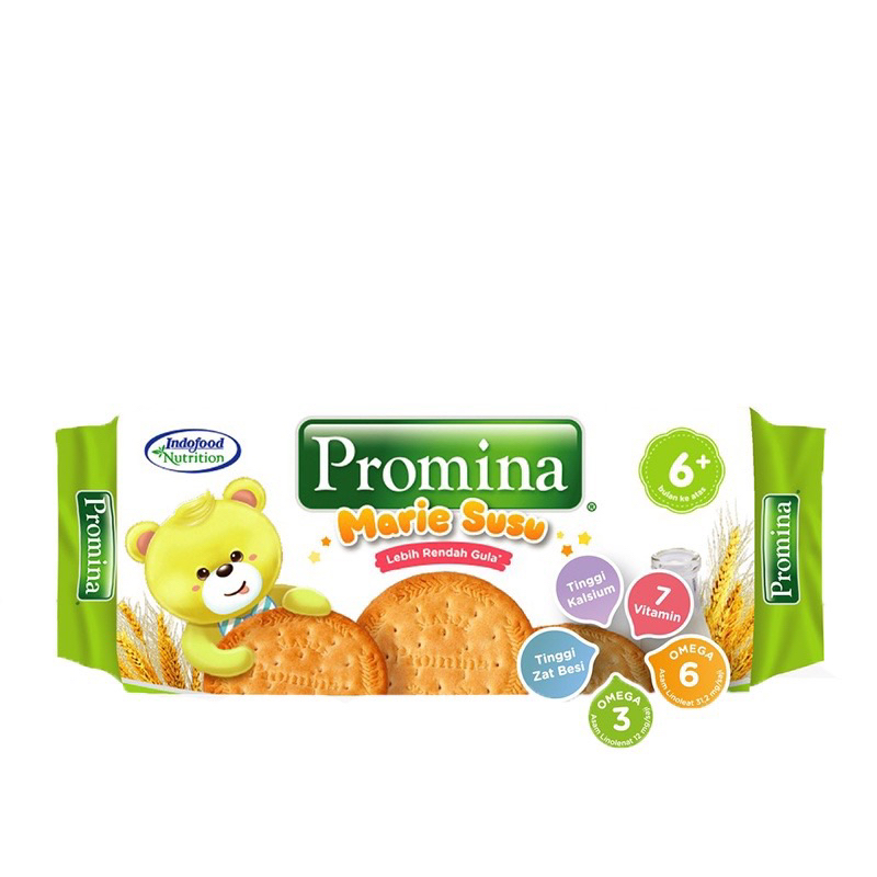 

Promina Baby Biscuit Marie Susu 150g Biskuit 6+ Bulan