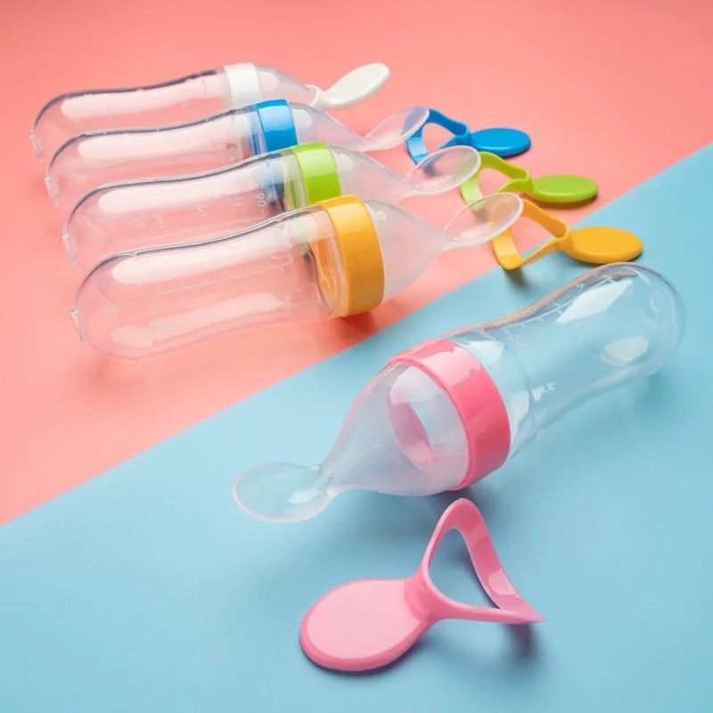 Bottle Feeder - Botol Sendok Baby Silicon BPA Free - Sendok Botol Bayi