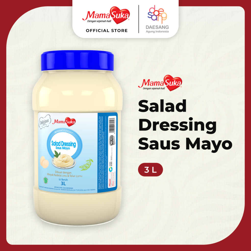 

MamaSuka - Salad Dressing Saus Mayo 3 L