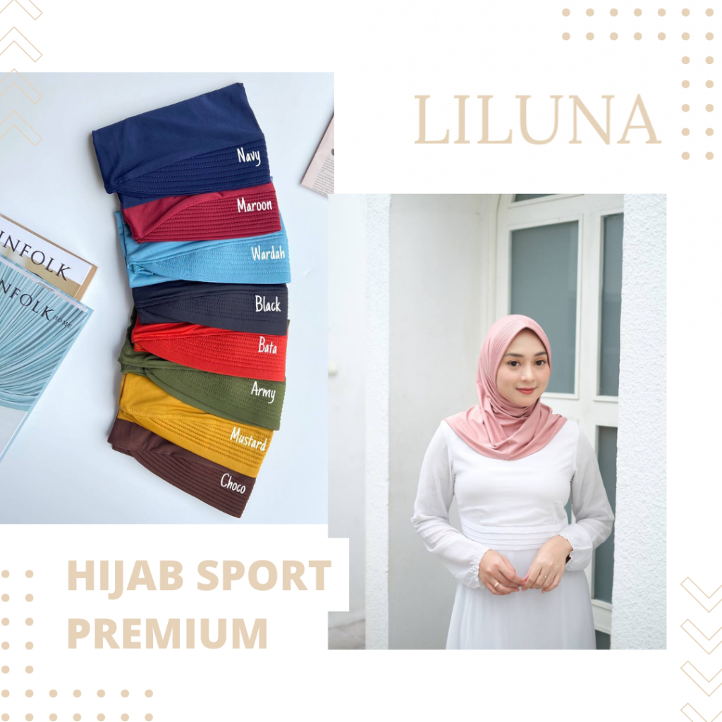 Jilbab Sport / Jilbab Instan / Bergo Sport / Bergo Hamidah / Hijab Sport / Hijab Bergo / Kerudung Sp