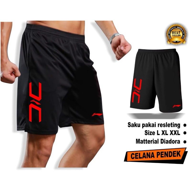 Celana badminton dewasa celana pendek bulutangkis pria wanita unisex size jumbo