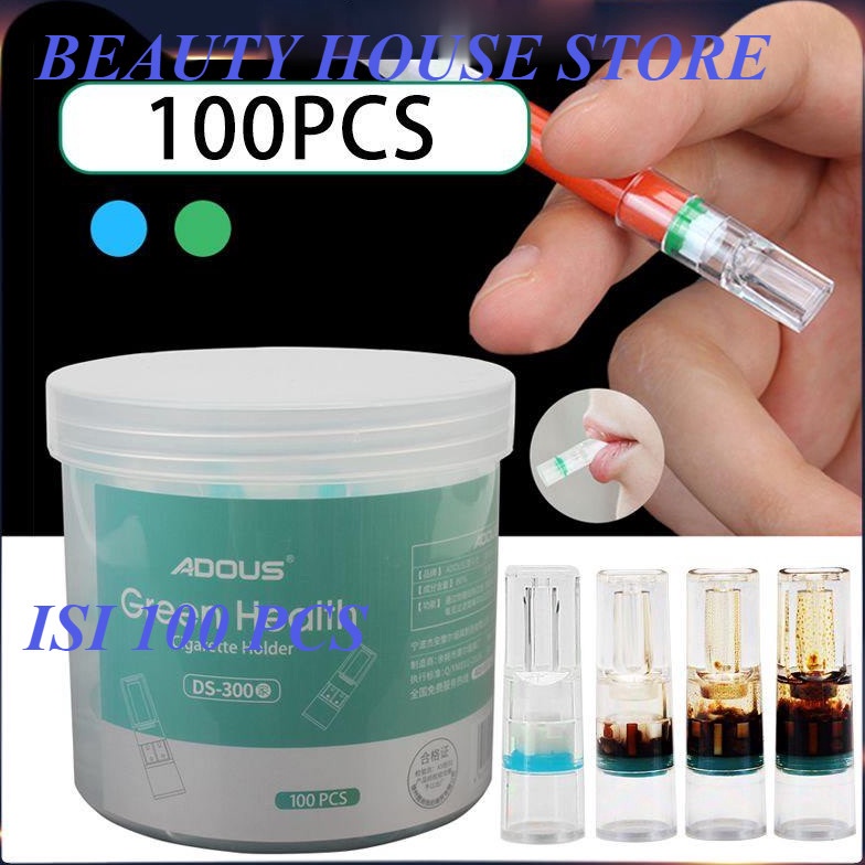 isi 1pcs Pipa Filter Rokok Pipa Penyaring Tar Nikotin Rokok Penyaring Racun Rokok Penyaring Tar c L3