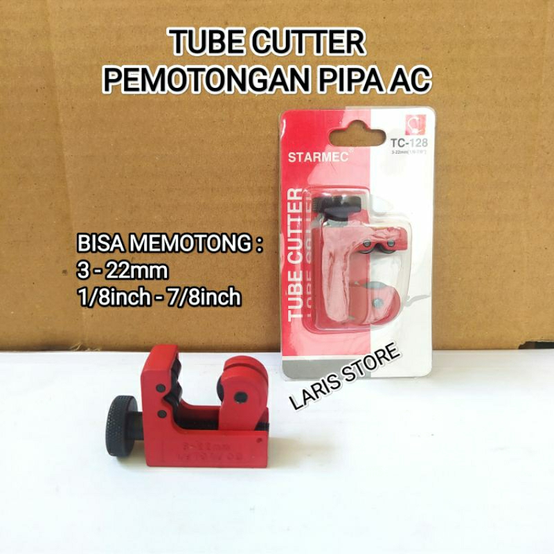 

TUBE CUTTER - PEMOTONG PIPA AC / CUTTER PIPA CT 128
